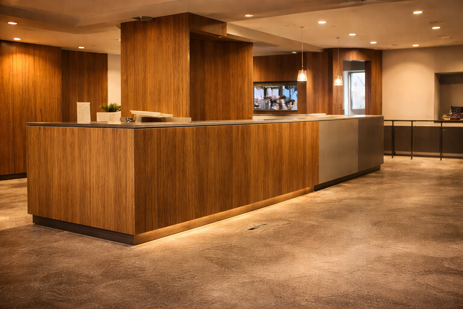 Laminates vs Timber Veneer in High-Traffic Commercial Spaces