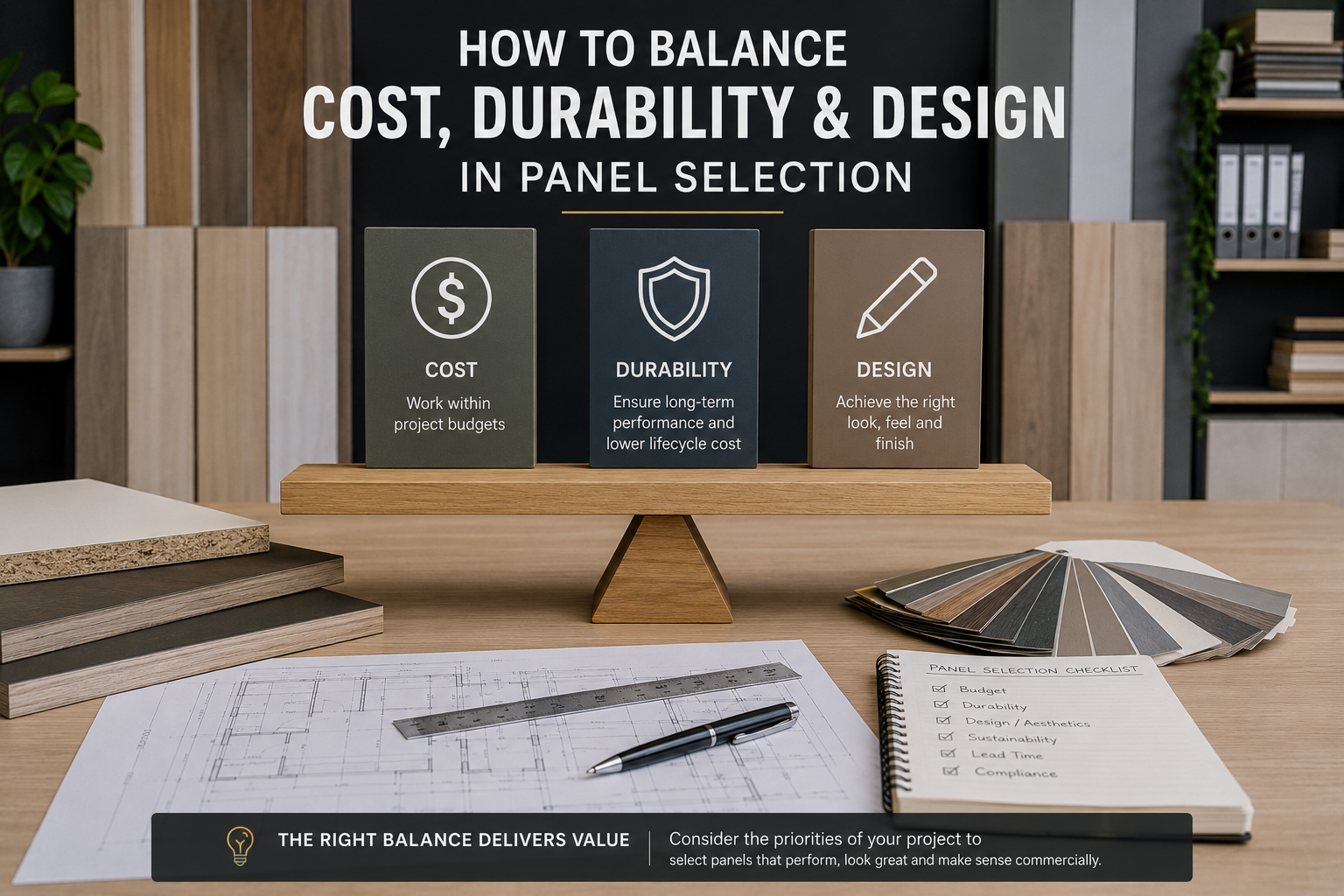 How to Balance Cost, Durability and Design in Panel Selection