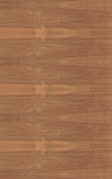 Sapele Veneer Crown Cut Cross Grain on Plywood
