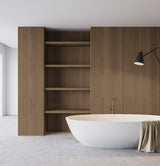 Corsican Walnut Reconstituted Veneer on Black Moisture Resistant MDF