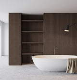 Intense Cocoa Reconstituted Veneer on HMR Moisture Resistant Particleboard