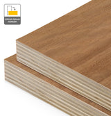 Brushbox Veneer Quarter Cut Cross Grain on Plywood