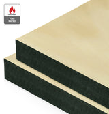 Austral Araucaria Hoop Pine Veneer on Fire Rated Black MDF