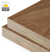 Ironbark Veneer Crown Cut Cross Grain on Plywood