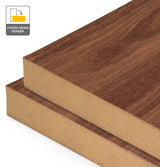 Jarrah Veneer Crown Cut Cross Grain on MDF