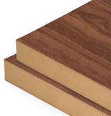 Jarrah Veneer Crown Cut on MDF