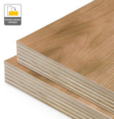 American Cherry Veneer Crown Cut Cross Grain on Plywood