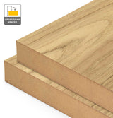 American Oak Veneer Crown Cut Cross Grain on MDF