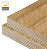 Spotted Gum Veneer Quarter Cut Cross Grain on Plywood