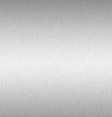 Brushed Aluminium Laminate on HMR Moisture Resistant Particleboard