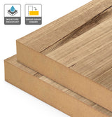 Tasmanian Oak Veneer Natural Feature Grade Cross Grain on Moisture Resistant MDF