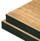 Plantation Oak Veneer Quarter Cut on Black MDF