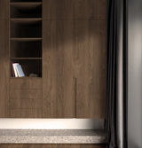 Warm Walnut EVOGRAIN Hyperreal on Moisture Resistant MDF