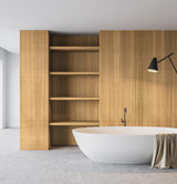 Tasmanian Oak Veneer Quarter Cut on Moisture Resistant MDF