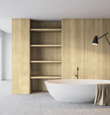 Birch Veneer Rotary Cut on Moisture Resistant MDF