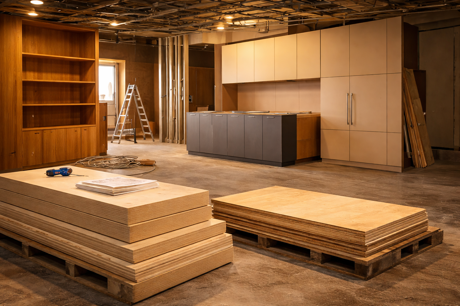 MDF vs Plywood in Commercial Interiors: Cost, Performance and Compliance in Australia