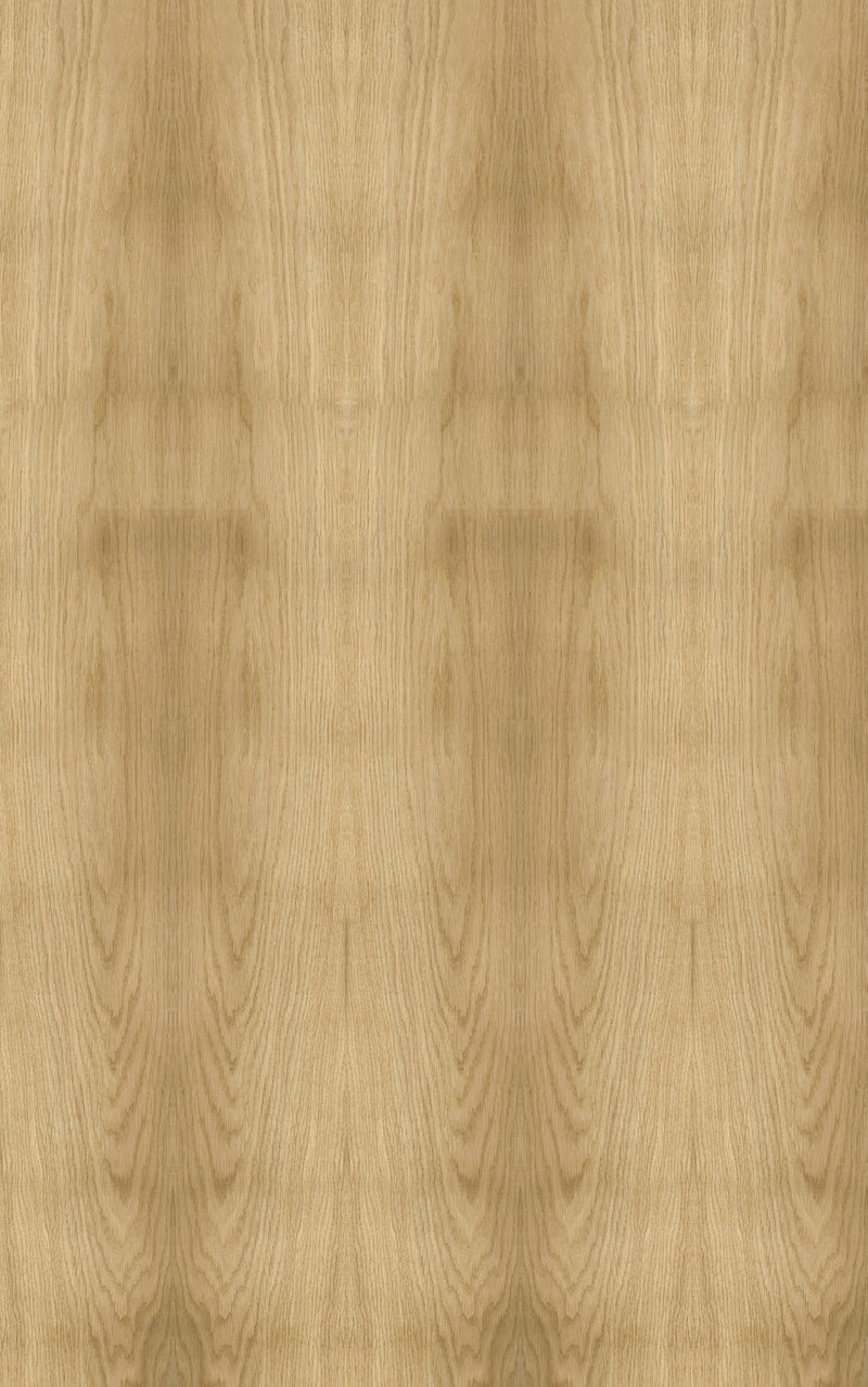European Oak Veneer Crown Cut on Fire Rated Black MDF