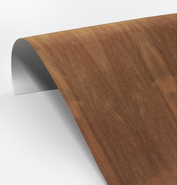 Sapele Veneer Crown Cut on Laminate