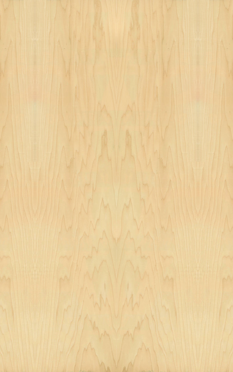 Rock Maple Veneer Crown Cut on Moisture Resistant MDF