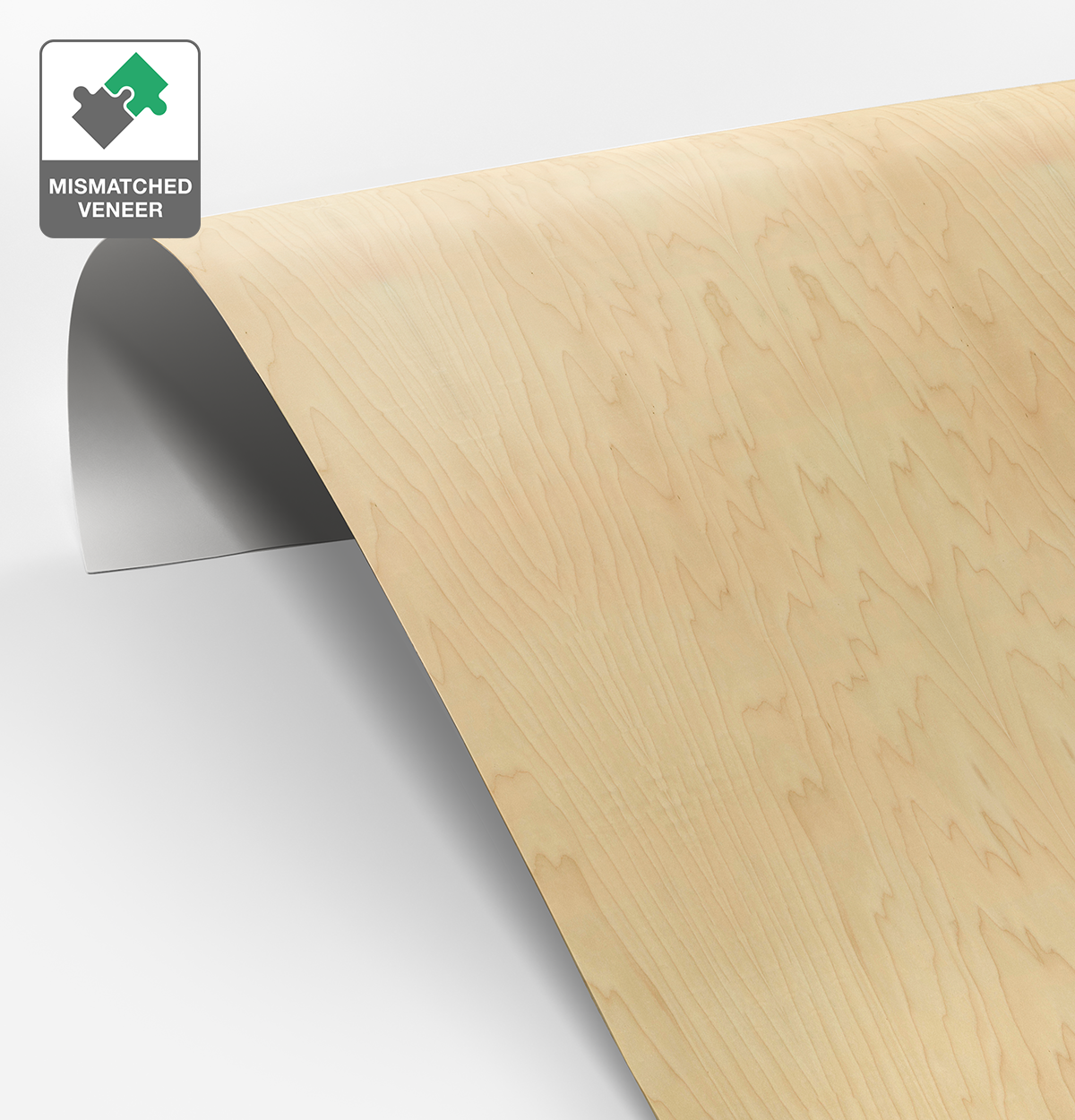 Rock Maple Veneer Mismatched on Laminate