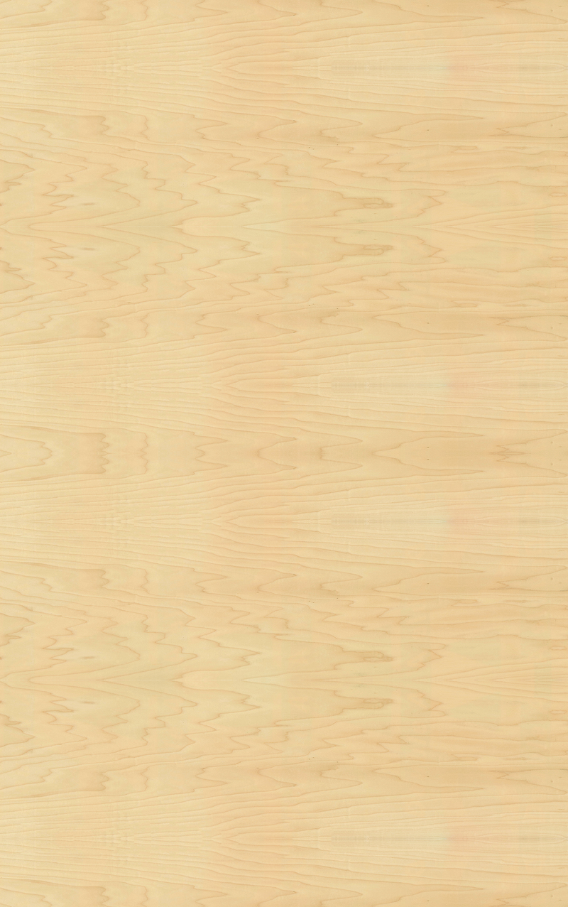 Rock Maple Veneer Crown Cut Cross Grain on Plywood