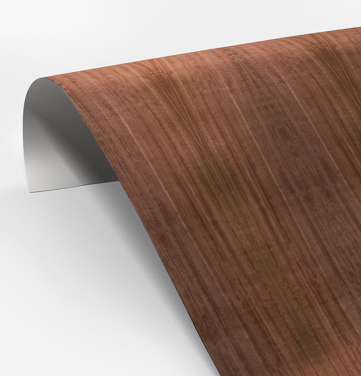 Red Gum Veneer Quarter Cut on Laminate