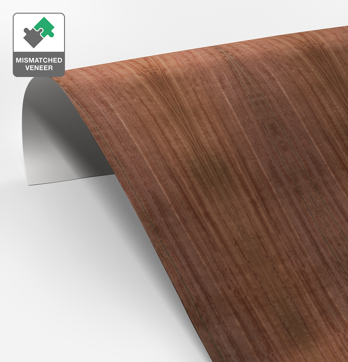 Red Gum Veneer Mismatched on Laminate