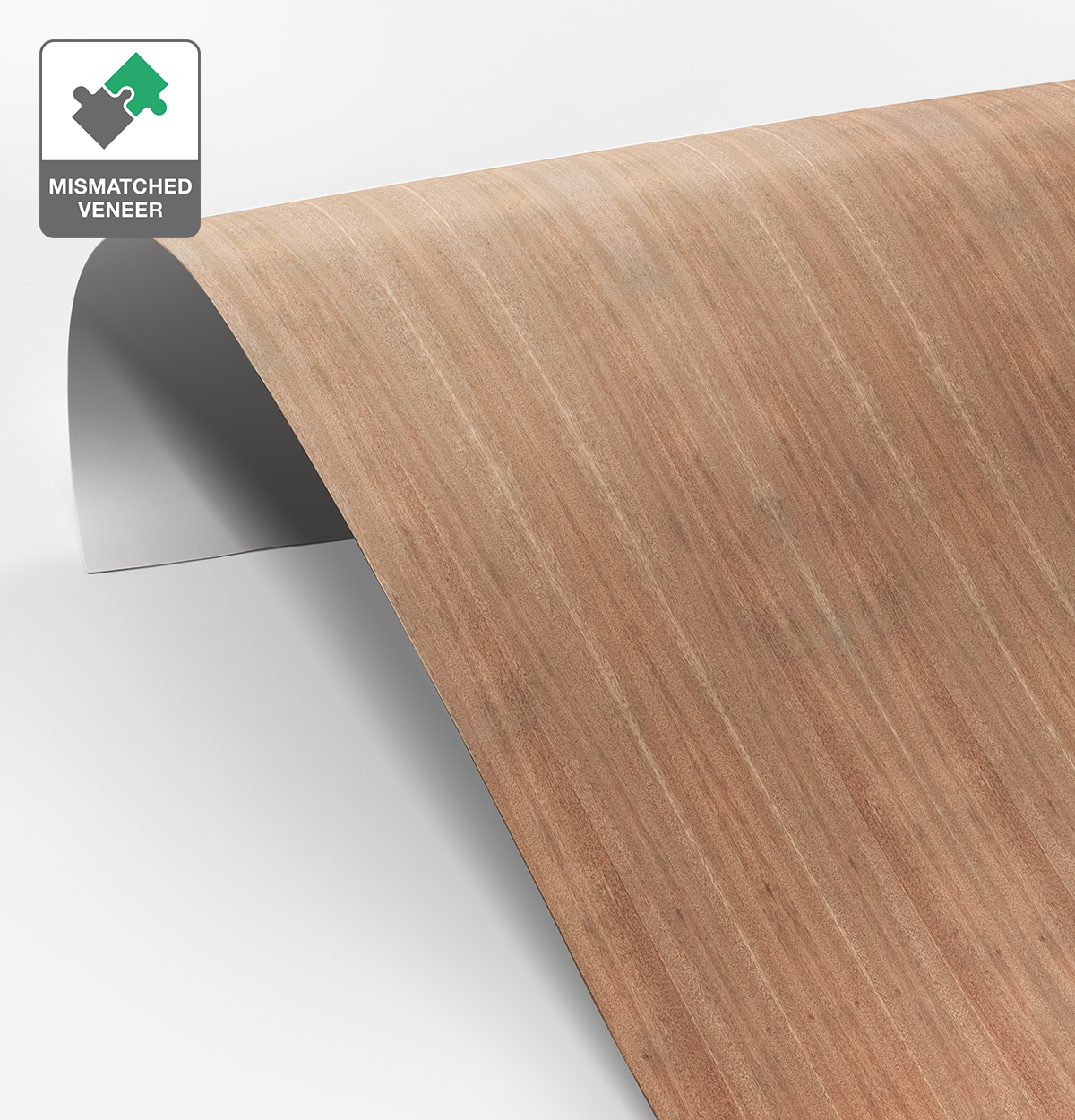 Sliced Pacific Maple Veneer Mismatched on Laminate