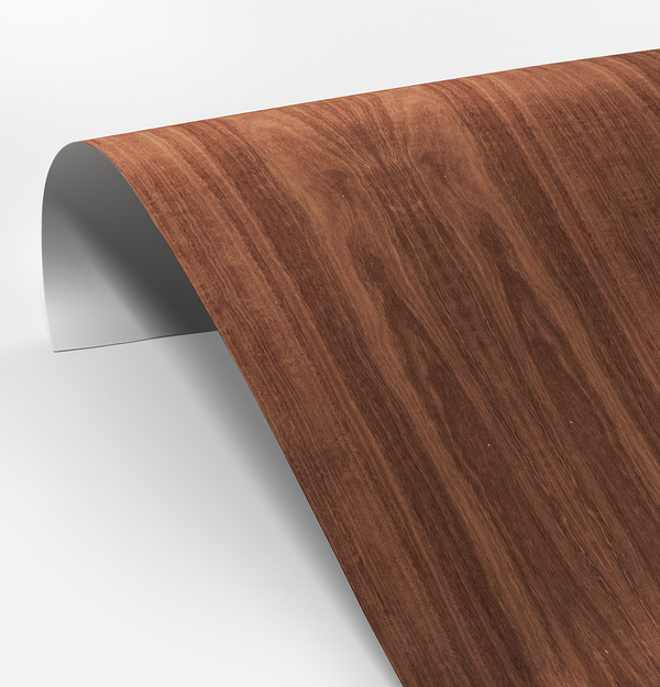 Jarrah Veneer Crown Cut on Laminate