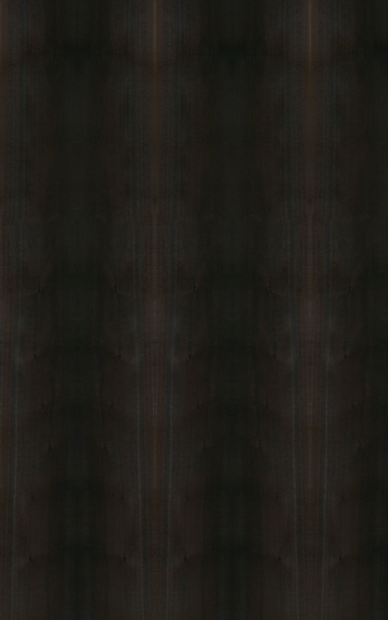 Smoked Eucalyptus Veneer Crown Cut on Black Moisture Resistant MDF