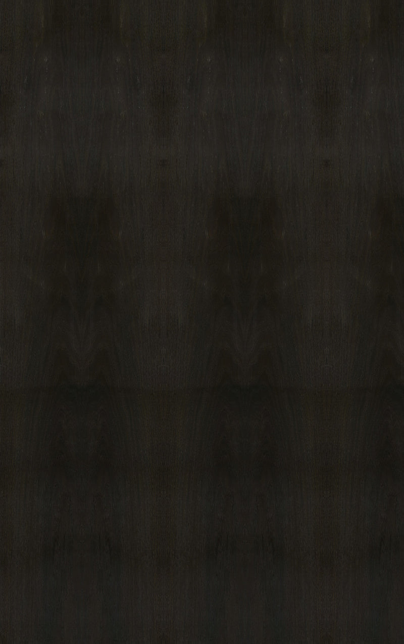 Smoked Oak Veneer Crown Cut on Black Moisture Resistant MDF