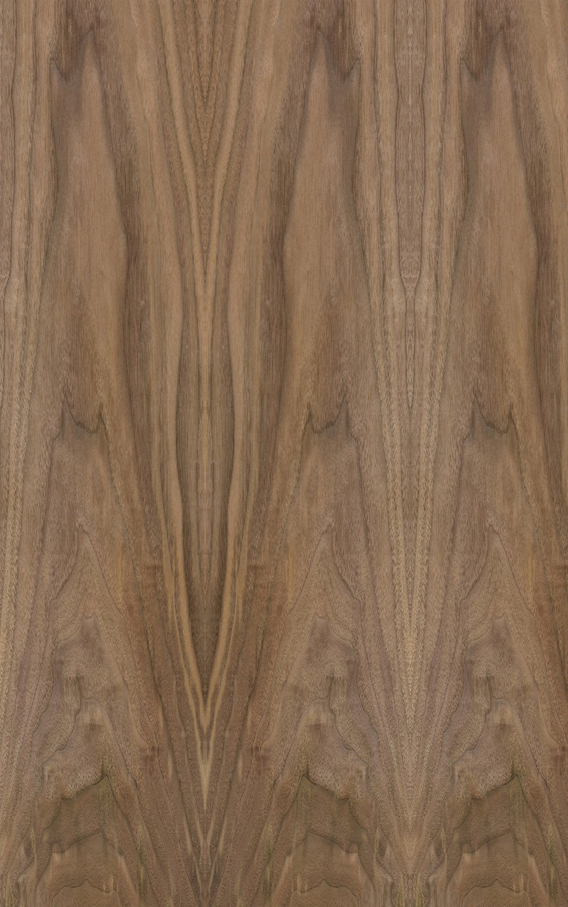 American Walnut Paper Back Flexible Wood Veneer Crown Cut