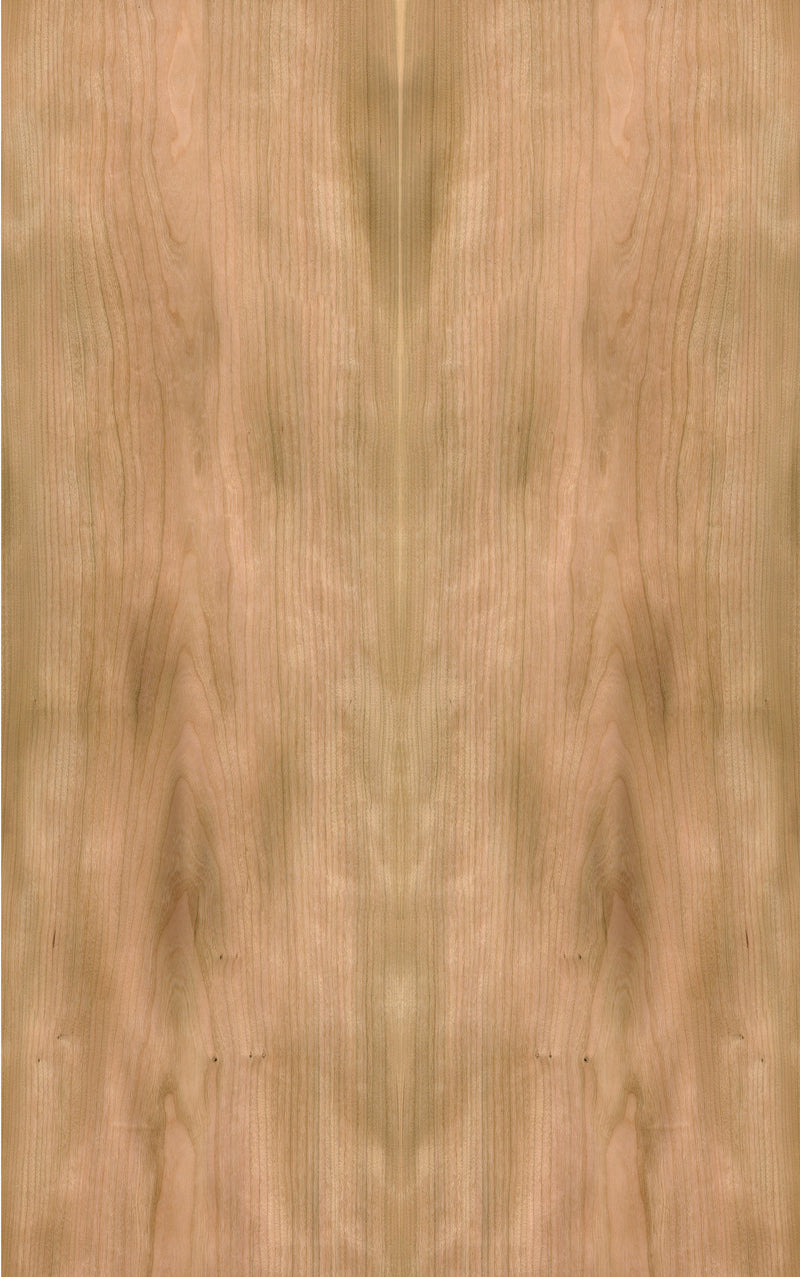 American Cherry Veneer Crown Cut on HMR Moisture Resistant Particleboard