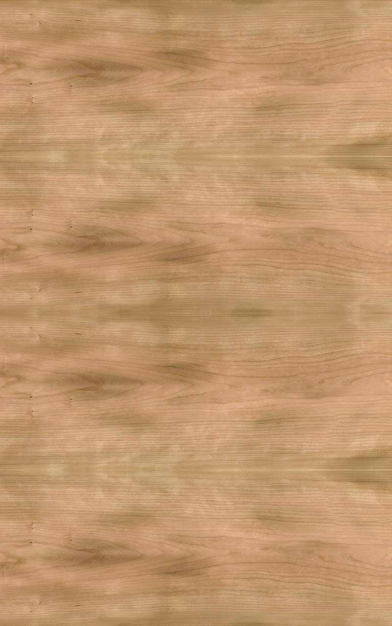 American Cherry Veneer Crown Cut Cross Grain on Plywood