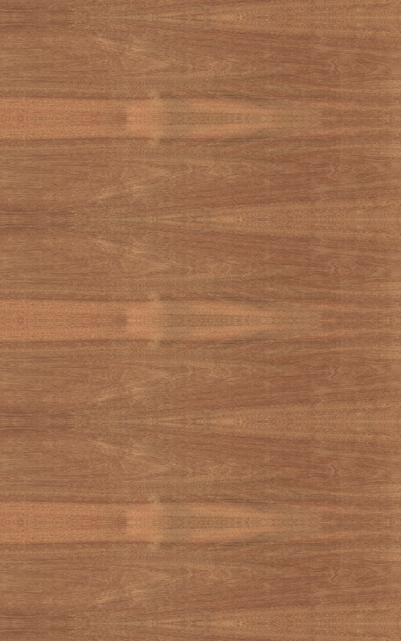 Sapele Veneer Crown Cut Cross Grain on Plywood