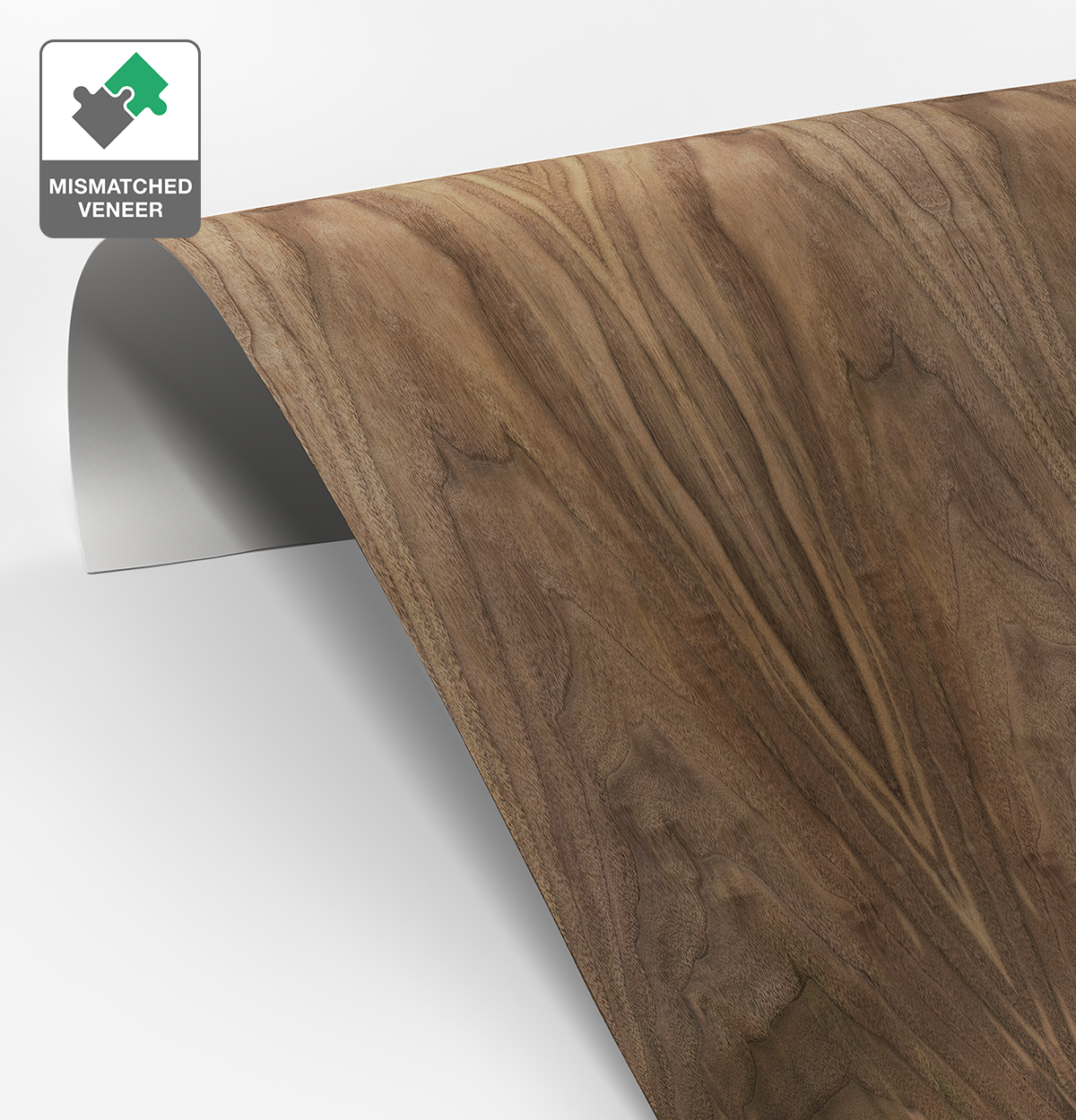 American Walnut Veneer Mismatched on Laminate