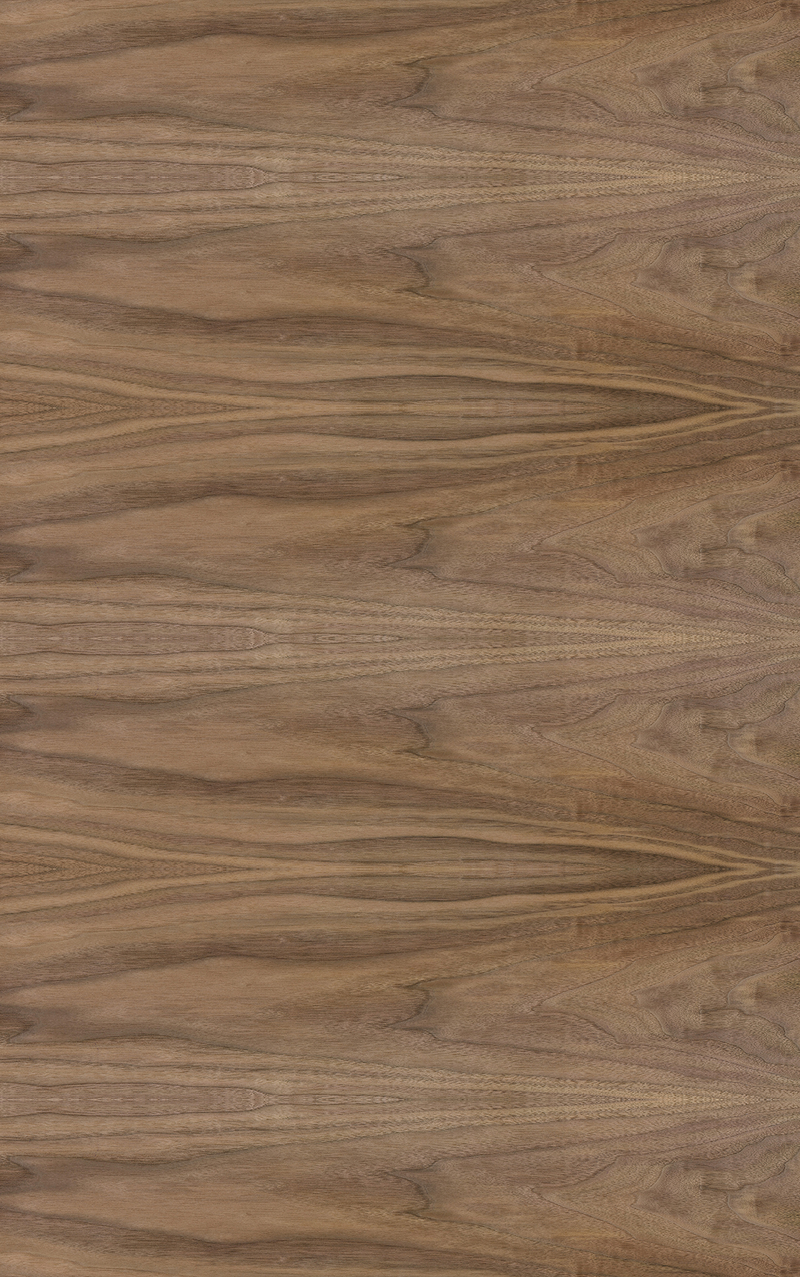American Walnut Veneer Crown Cut Cross Grain on Plywood