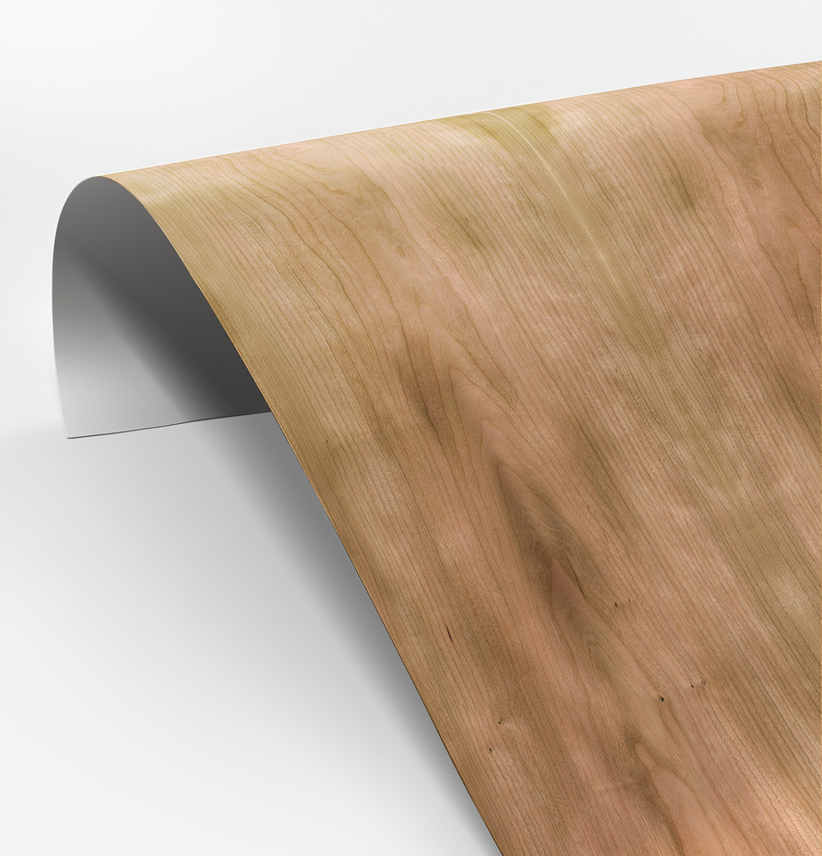 American Cherry Veneer Crown Cut on Laminate