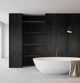 Ebon Reconstituted Veneer on HMR Moisture Resistant Particleboard