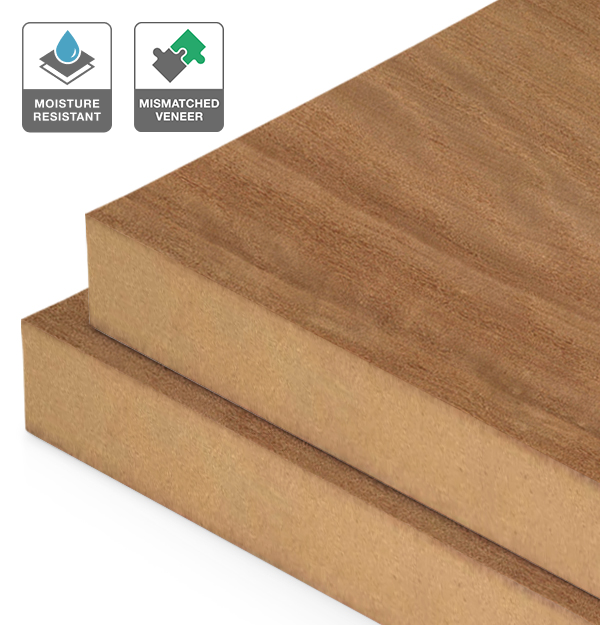 Brushbox Veneer Mismatched on Moisture Resistant MDF