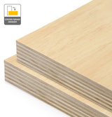 Clear Pine Veneer Crown Cut Cross Grain on Plywood