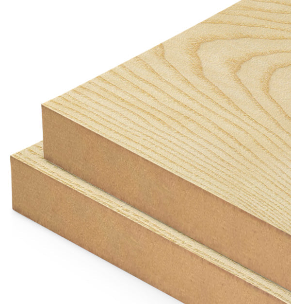 European Ash Veneer Crown Cut on MDF