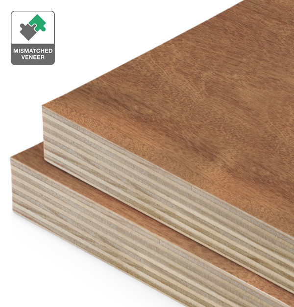 Sapele Veneer Mismatched on Plywood