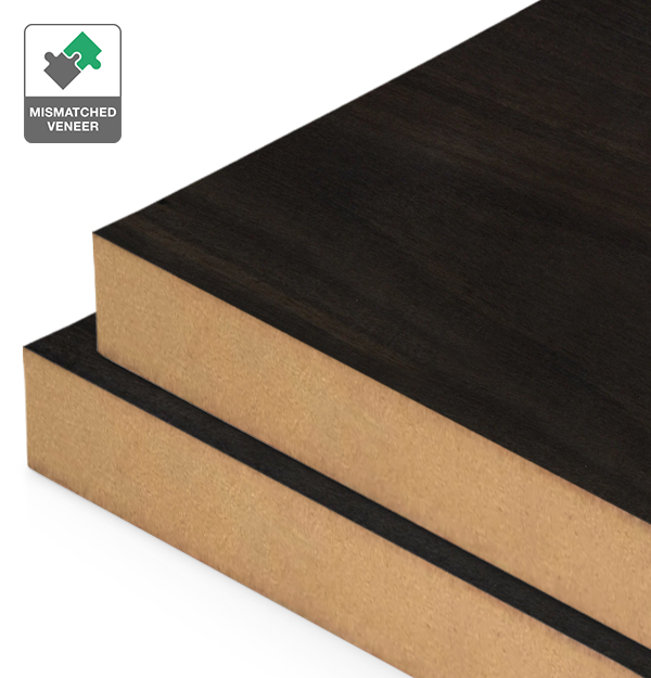 Smoked Eucalyptus Veneer Mismatched on MDF