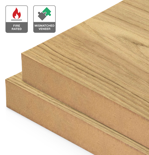American Oak Veneer Mismatched on Fire Rated MDF