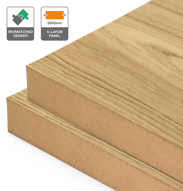 American Oak Veneer Mismatched on MDF 3600L