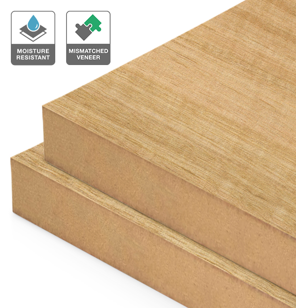 Tasmanian Oak Veneer Mismatched on Moisture Resistant MDF