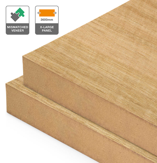 Tasmanian Oak Veneer Mismatched on MDF 3600L