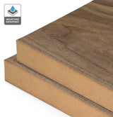 American Walnut Veneer Crown Cut on Moisture Resistant MDF