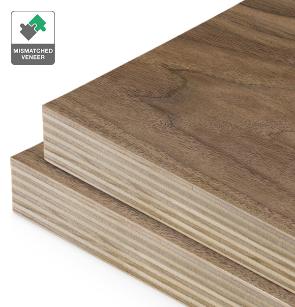 American Walnut Veneer Mismatched on Plywood